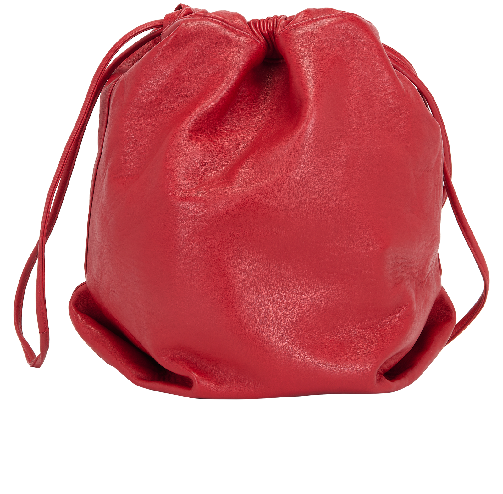 Teddy Bucket Satchel, &pound;450, Handbags, Red, Leather, Back view